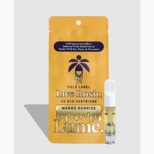 Lume Cannabis Co. - Mango Sunrise Live Rosin Cartridge (1g) - 1