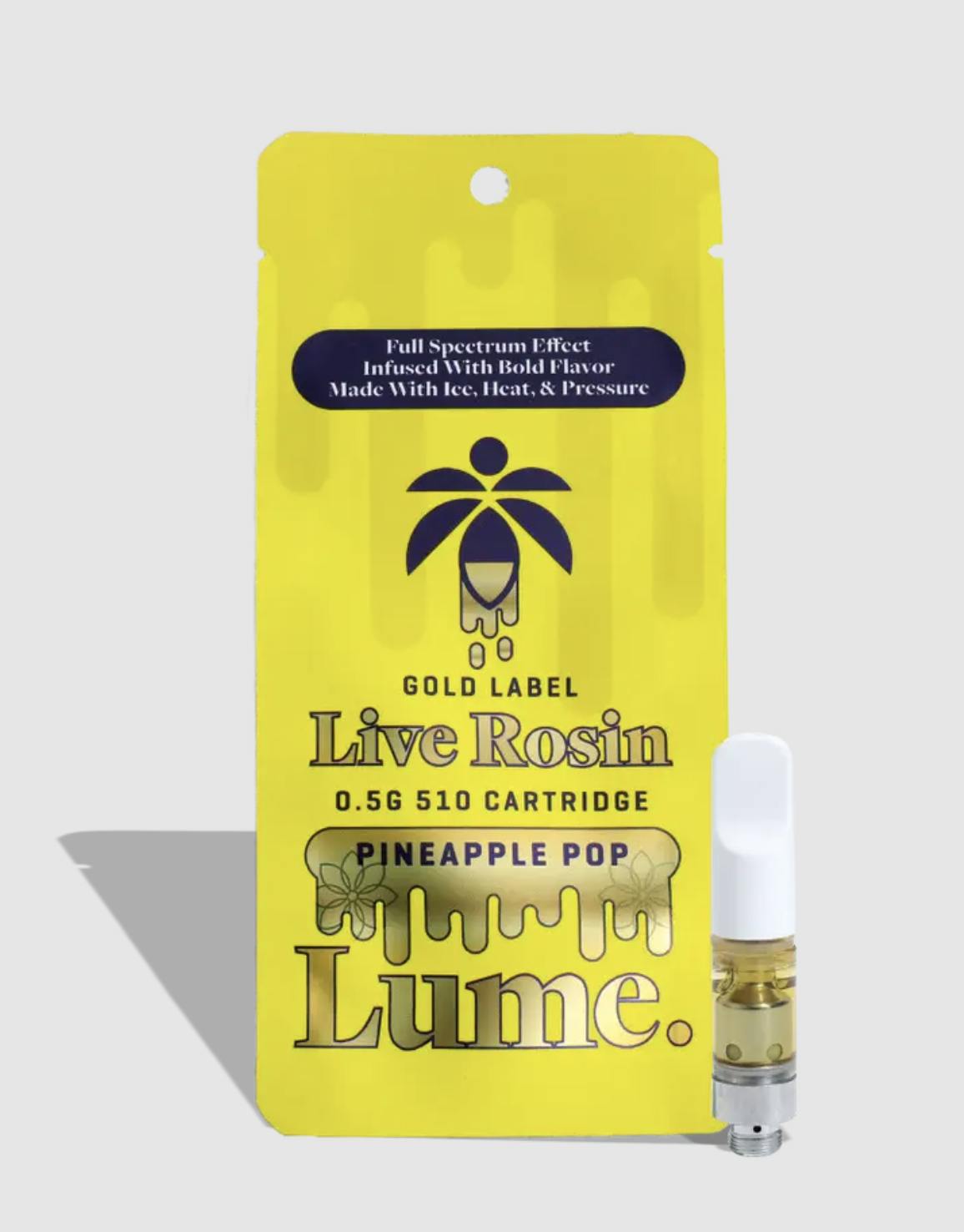 Lume Cannabis Co. - Pineapple Pop Live Rosin Cartridge (0.5g) - 1