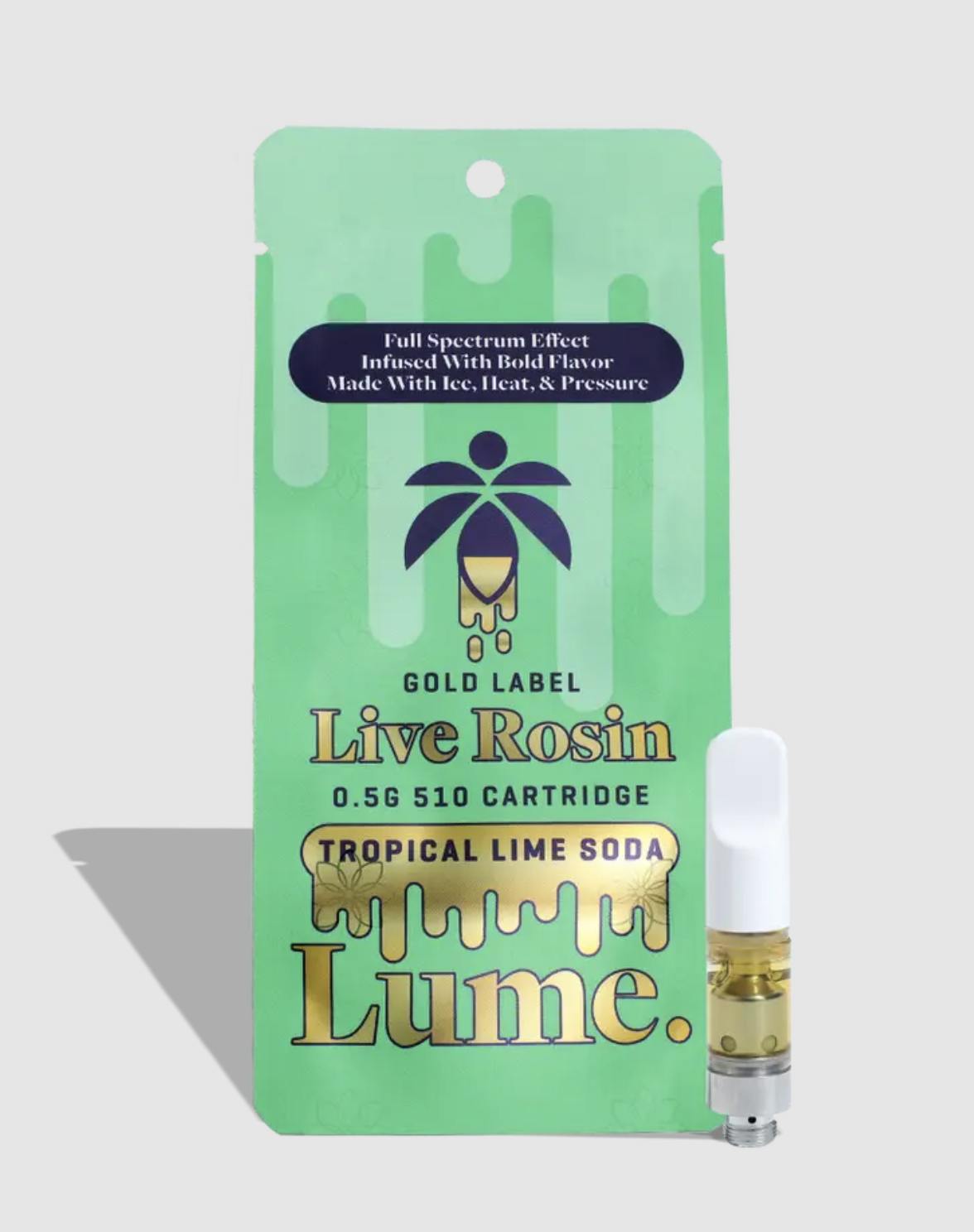Lume Cannabis Co. - Tropical Lime Soda Live Rosin Cartridge (0.5g) - 1