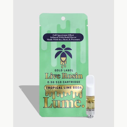 Lume Cannabis Co. - Tropical Lime Soda Live Rosin Cartridge (0.5g) - 1
