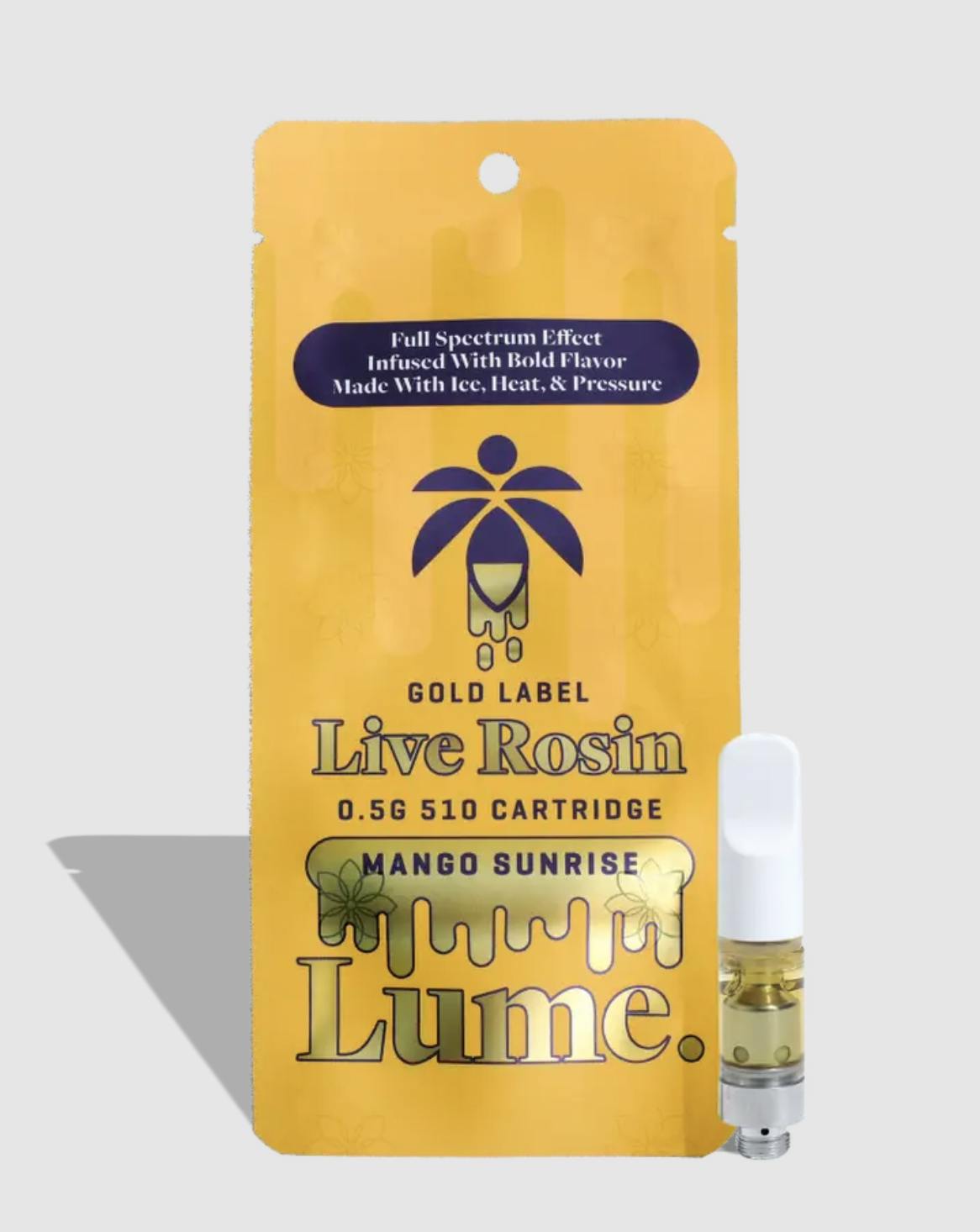 Lume Cannabis Co. - Mango Sunrise Live Rosin Cartridge (0.5g) - 1