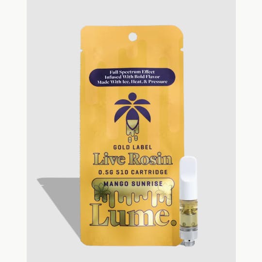 Lume Cannabis Co. - Mango Sunrise Live Rosin Cartridge (0.5g) - 1