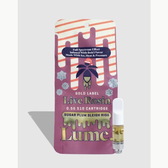 Lume Cannabis Co. - Sugar Plum Sleigh Ride Live Rosin Cartridge (0.5g) - 1