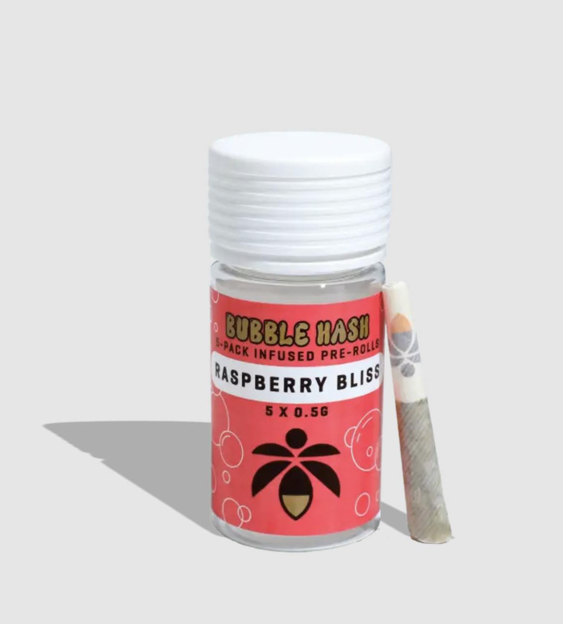 Lume Cannabis Co. - Raspberry Bliss 5-Pack Bubble Hash Prerolls (2.5g total) - 1