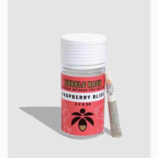Lume Cannabis Co. - Raspberry Bliss 5-Pack Bubble Hash Prerolls (2.5g total) - 1