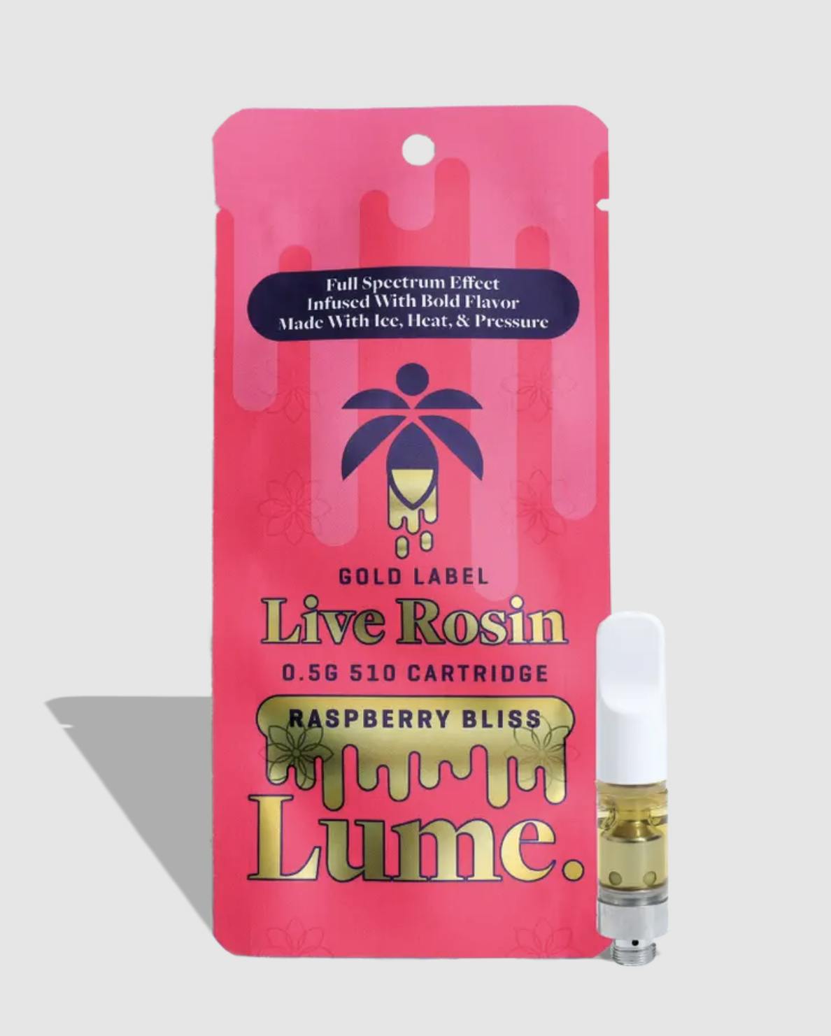 Lume Cannabis Co. - Raspberry Bliss Live Rosin Cartridge (0.5g) - 1