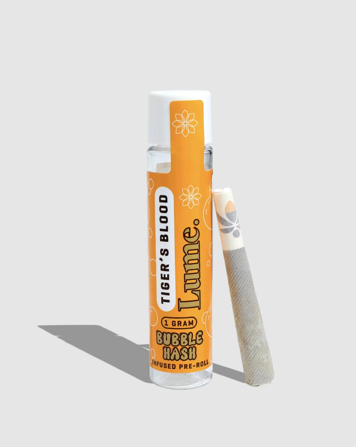 Lume Cannabis Co. - Tiger's Blood 1g Bubble Hash Infused Preroll - 1