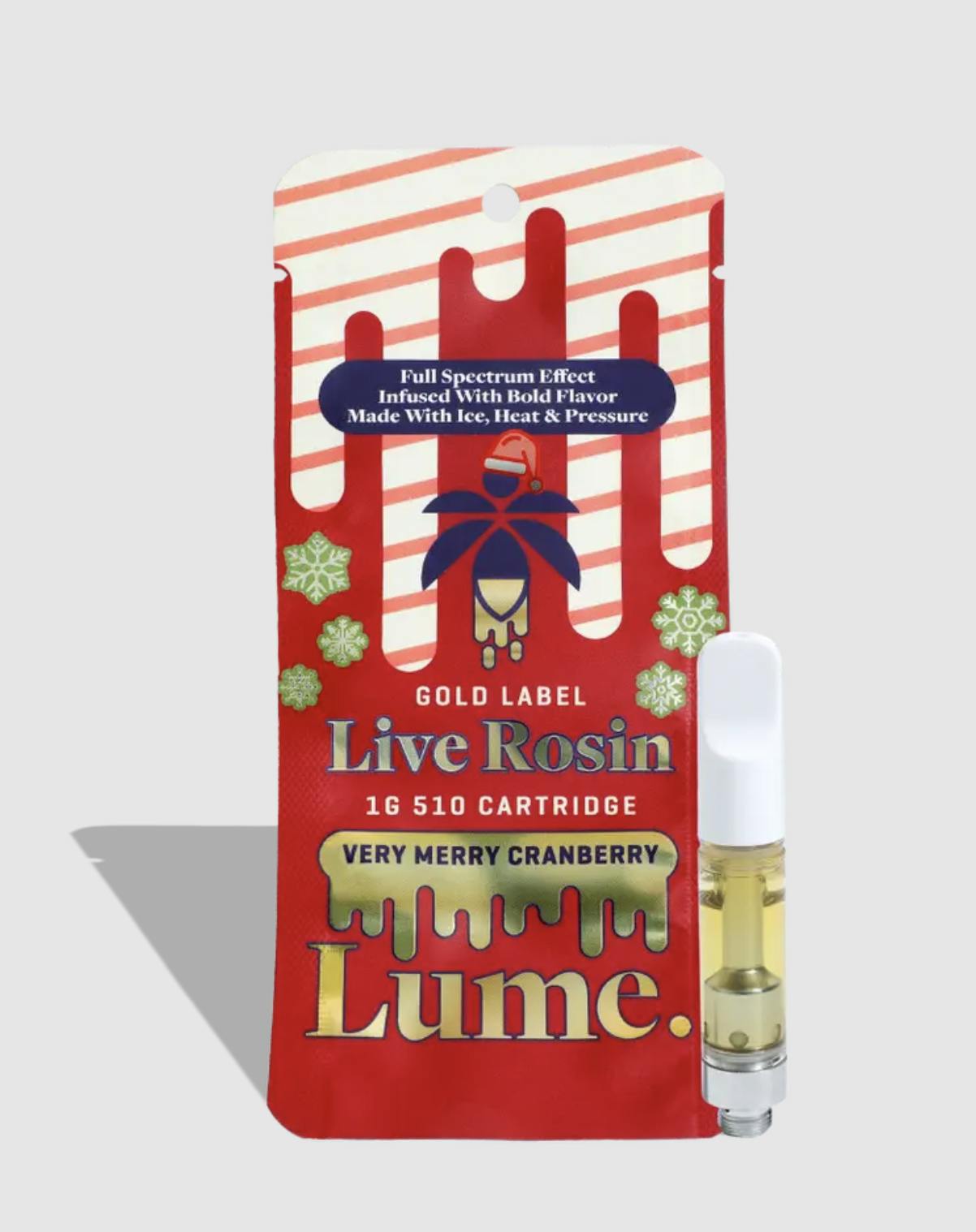 Lume Cannabis Co. - Very Merry Cranberry Live Rosin Cartridge (1g) - 1