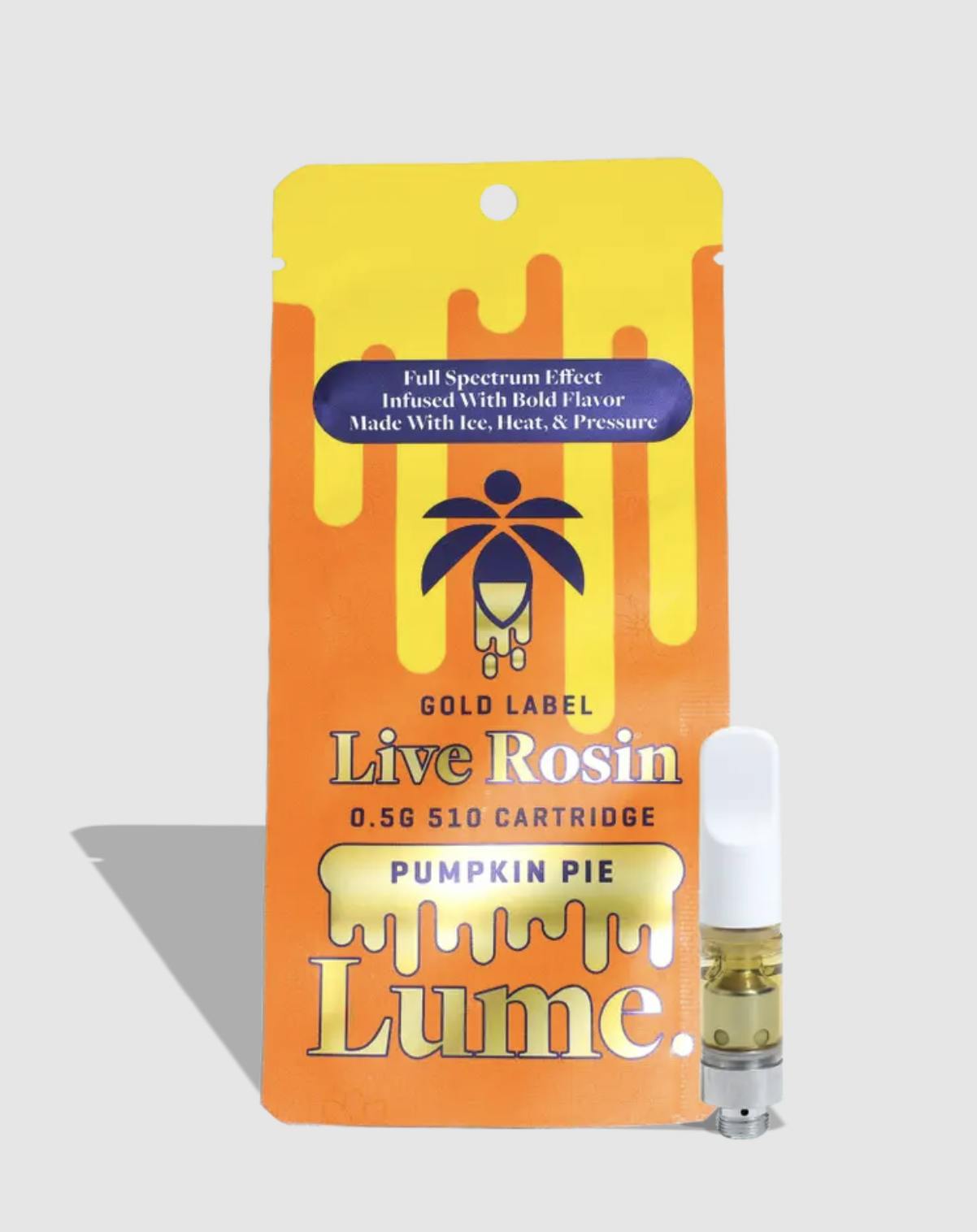 Lume Cannabis Co. - Pumpkin Pie Live Rosin Cartridge (0.5g) - 1