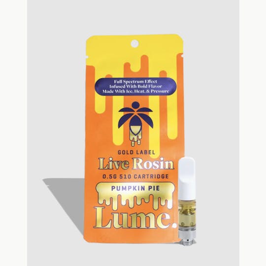 Lume Cannabis Co. - Pumpkin Pie Live Rosin Cartridge (0.5g) - 1