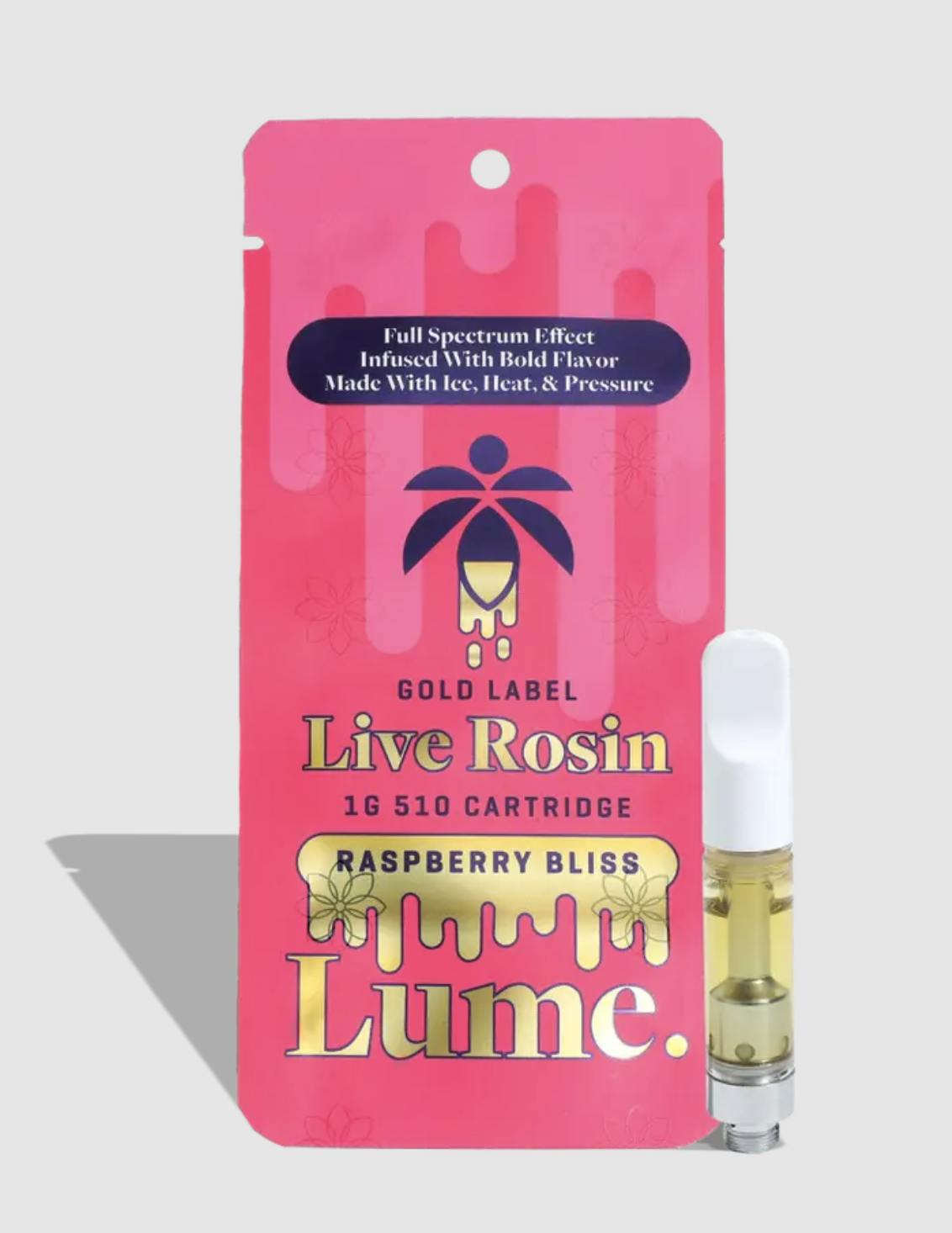 Lume Cannabis Co. - Raspberry Bliss Live Rosin Cartridge (1g) - 1