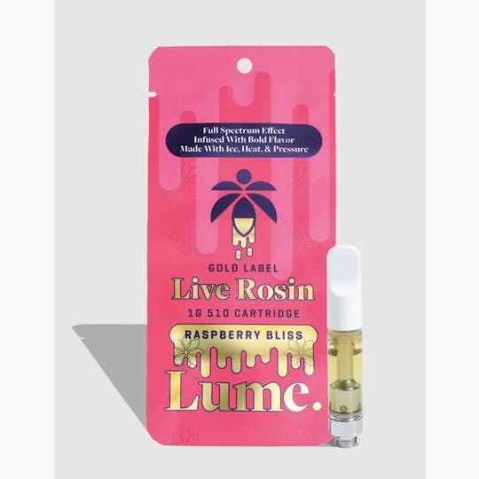 Lume Cannabis Co. - Raspberry Bliss Live Rosin Cartridge (1g) - 1