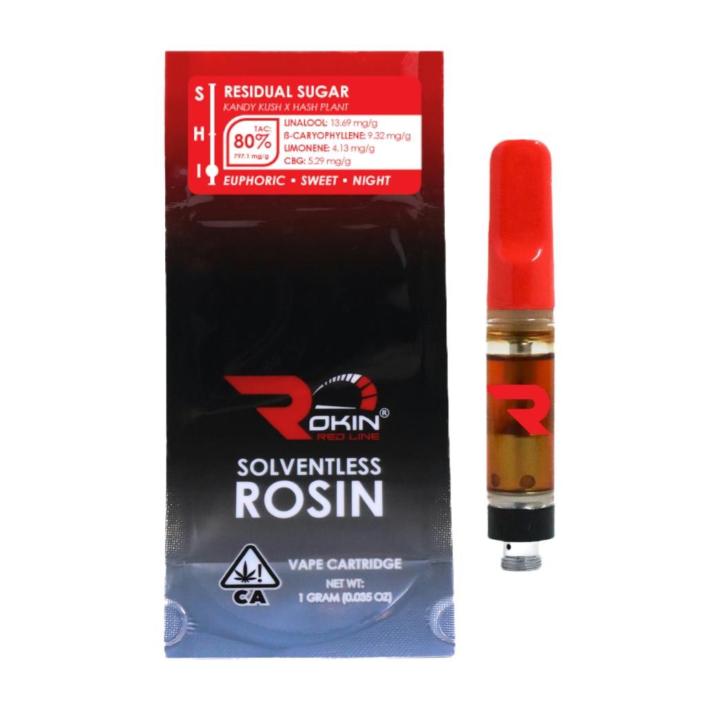 Rokin Cannabis - Rokin - Redline Rosin - Residual Sugar - Cartridge 1.0g - 1