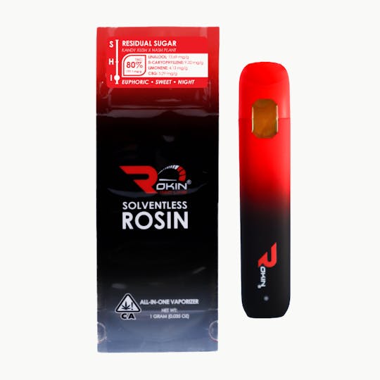 Rokin Cannabis - Rokin - Redline Rosin - Residual Sugar - AIO 1.0g - 1