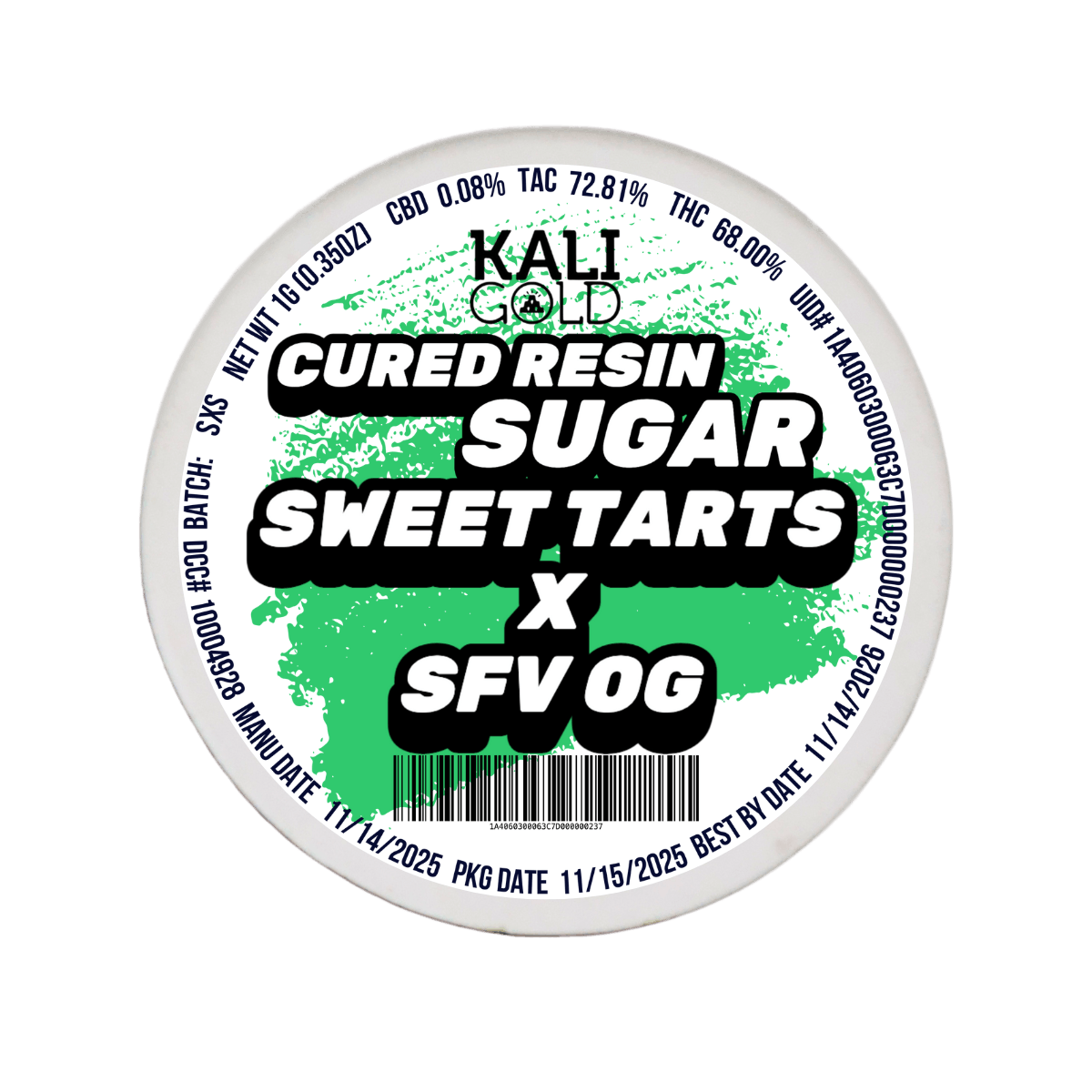 Kaligold extracts - Sweet Tart x SFV OG - 1