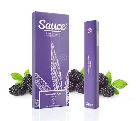 Sauce. - Sauce | Essentials | Grandaddy Purp | Live Resin Disposable | 1.5g - 1
