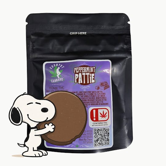 Country Cannabis - Peppermint Pattie | Edible Winter Desert | 110MG - 1