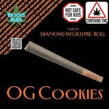 Batch's Buds - Batch's Buds | OG Cookies | Infused Pre Roll | 1g | 1pk - 1