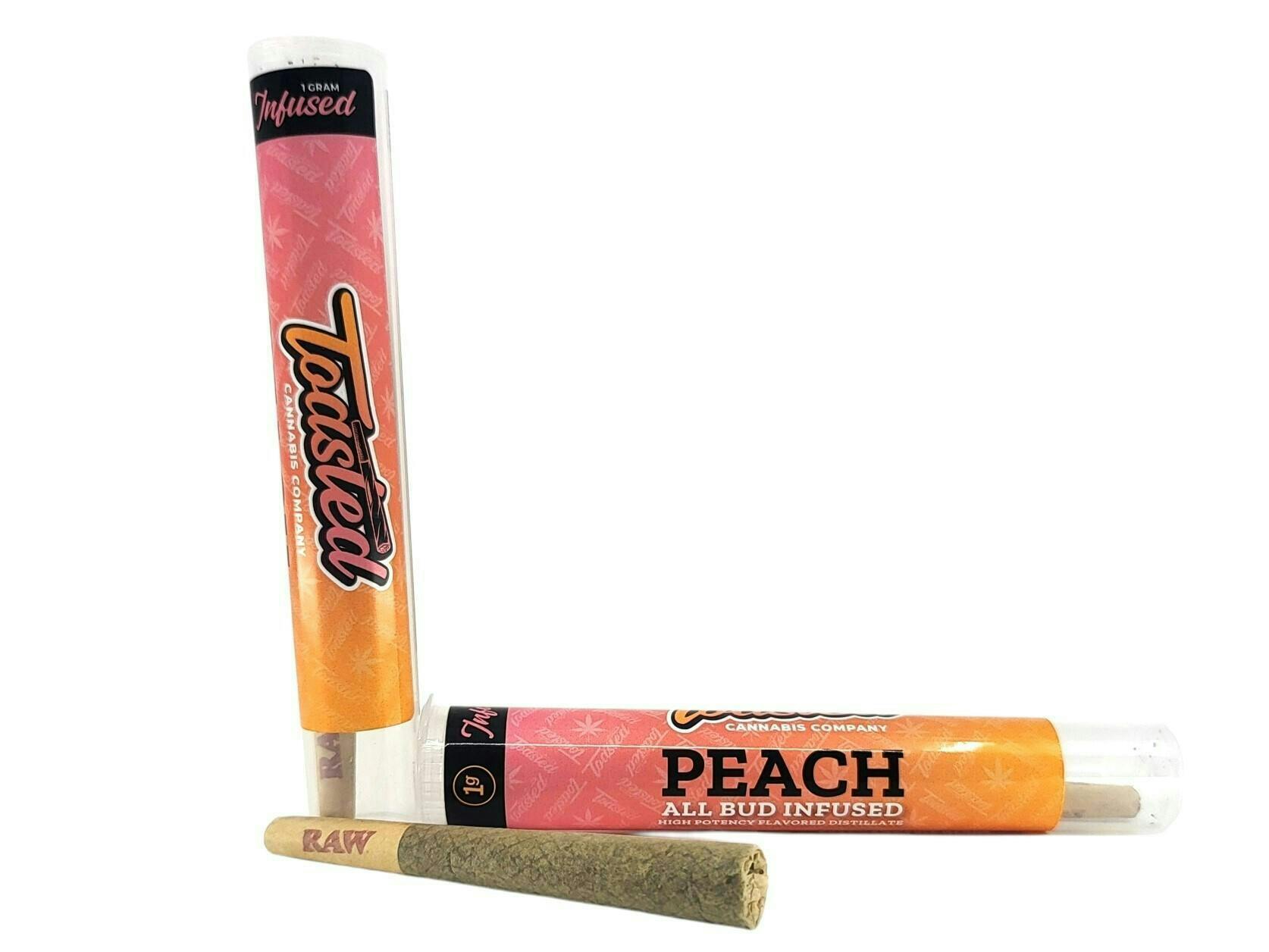 Toasted - Toasted | Peach | Infused Joints | 1g - 1