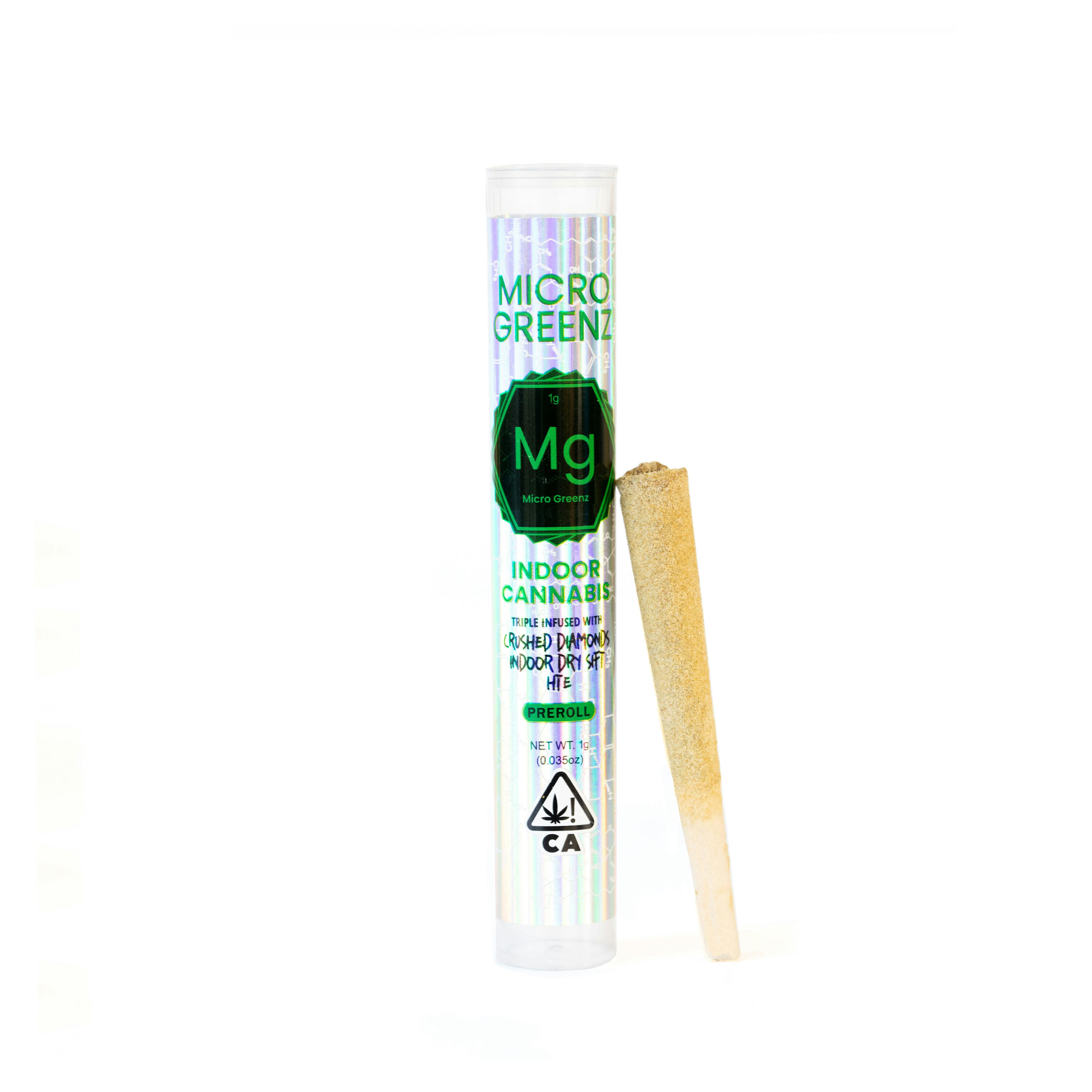 Micro Greenz - Micro Greenz | 1g Triple Infused Preroll - 1