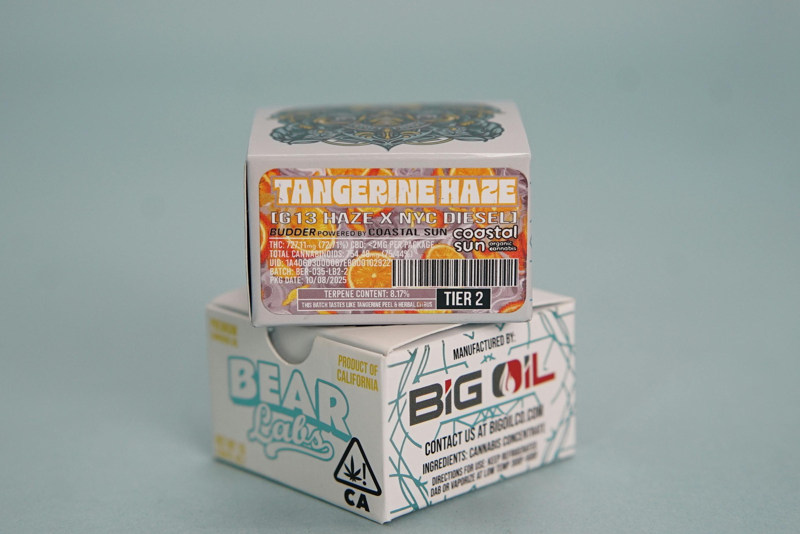 Bear Labs - BEAR Labs - Tangerine Haze - Live Resin Budder Tier 2 - 1