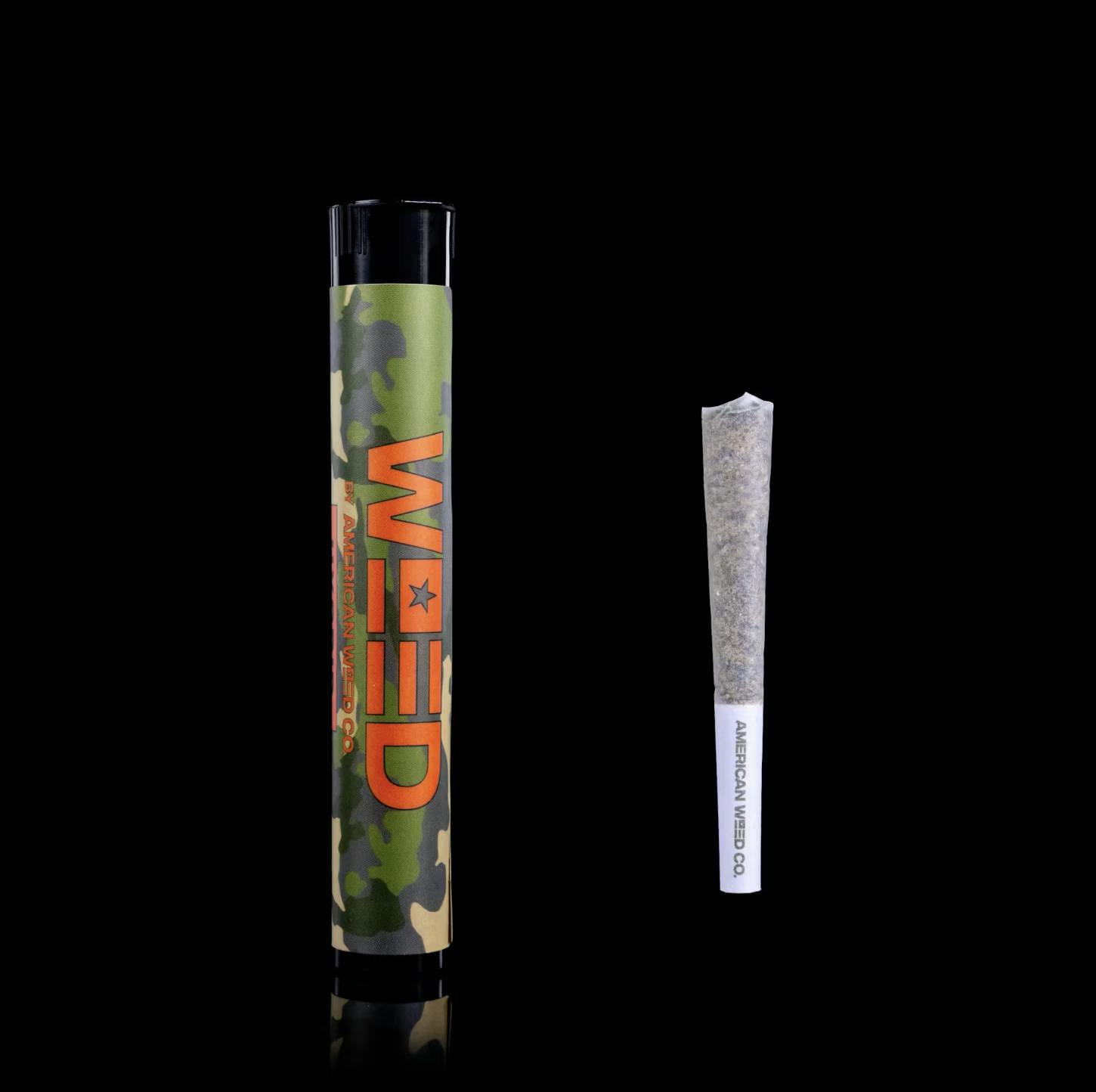 American Weed Co. - WEED Hybrid - Thin Mints - Hybrid Preroll (.5g) - 1