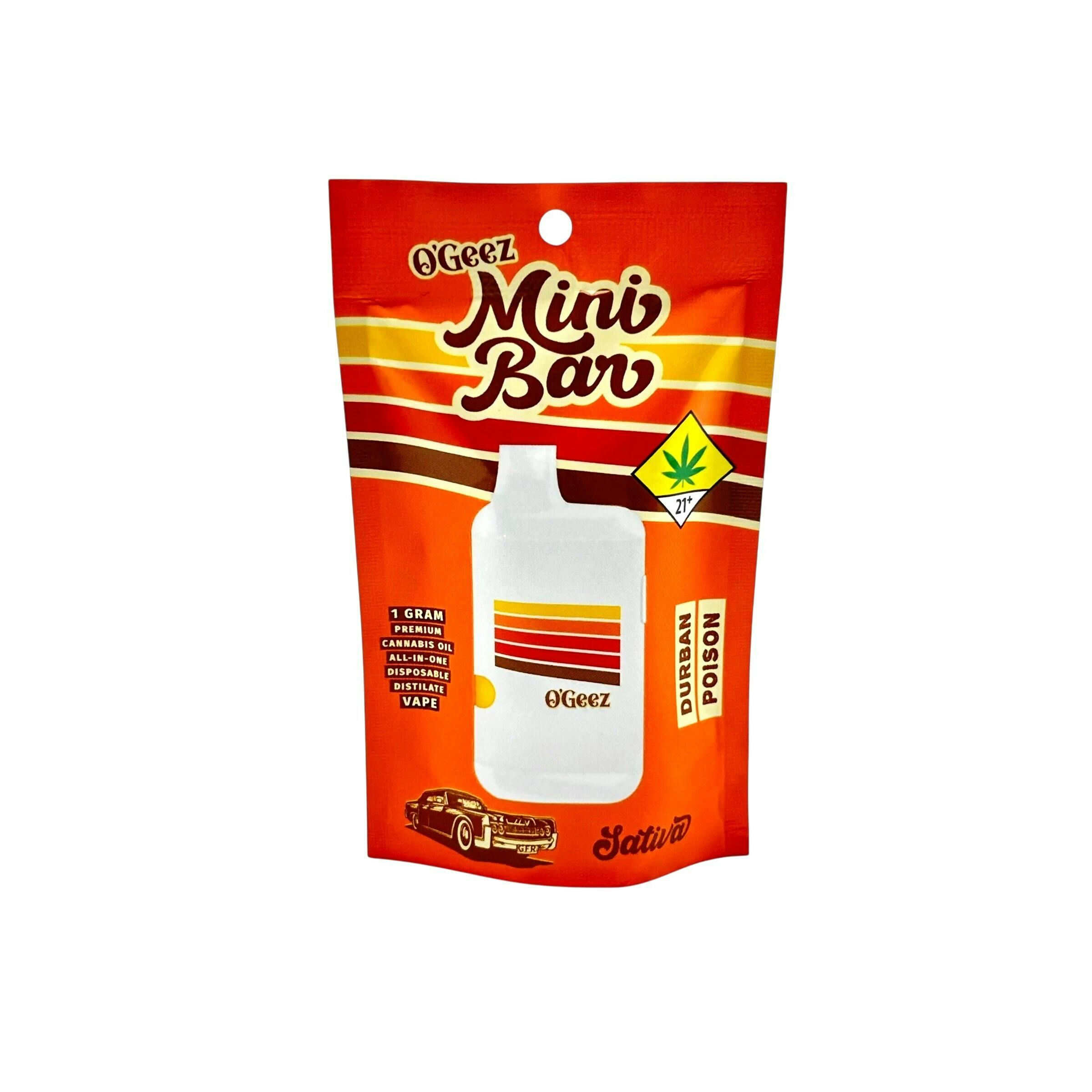 O'Geez - Durban Poison | O'Geez | Disposable | 1G - 1