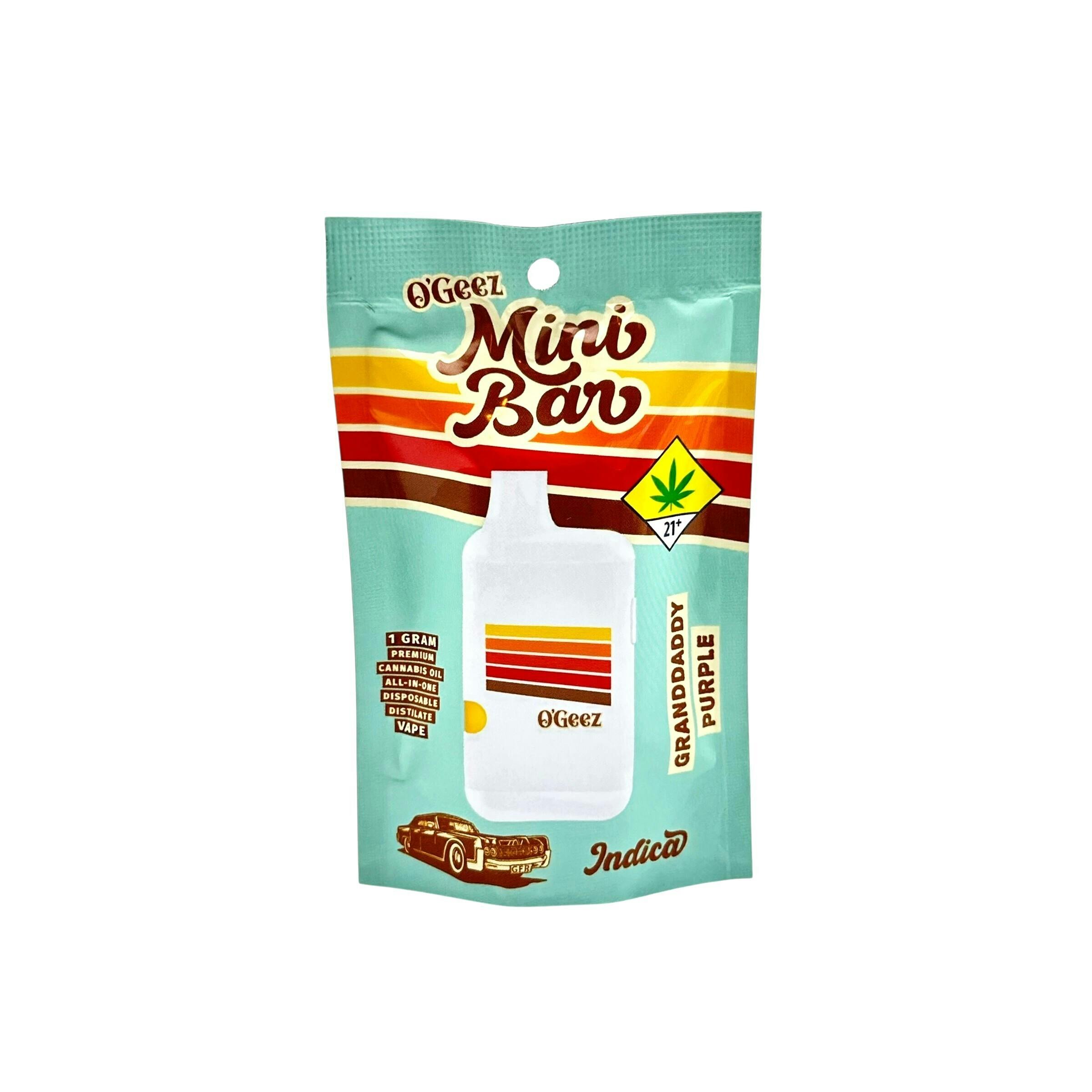 O'Geez - Granddaddy Purple | O'Geez | Disposable | 1G - 1