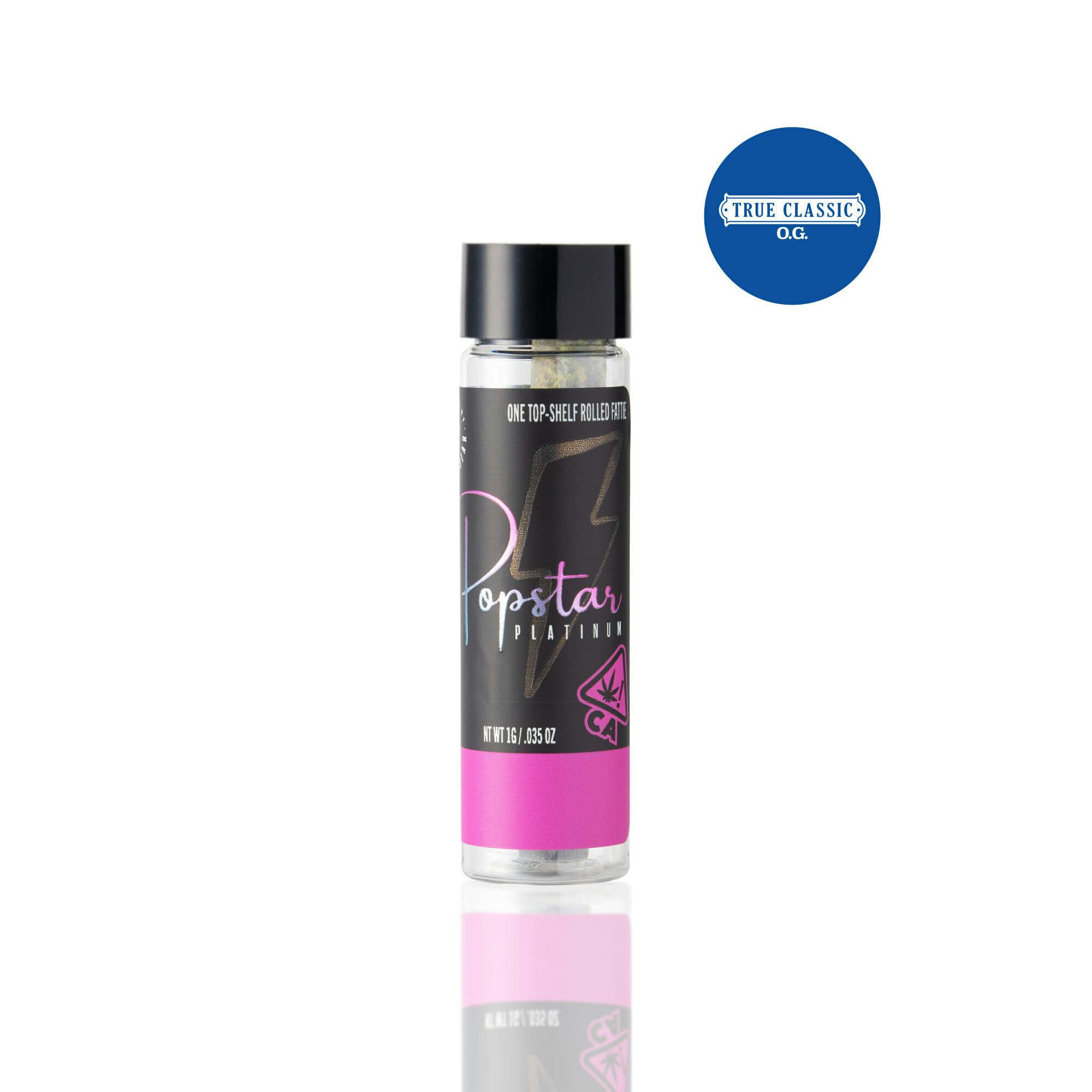 Rockstar Cannabis - Popstar Platinum | 1g | 1pk | True Classic True OG - 1