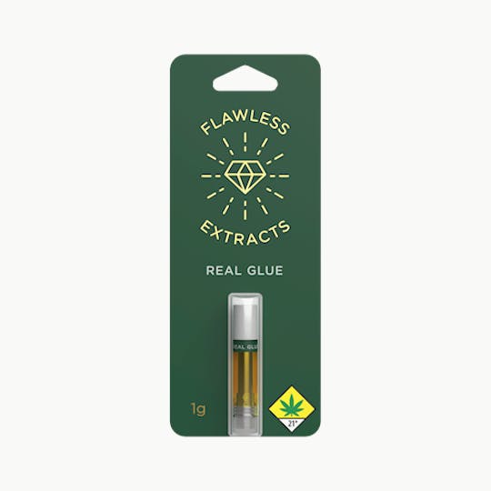 Flawless - Live Resin Vape Cart - Real Glue - 1g - 1