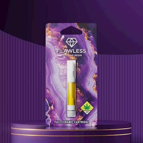 Flawless - Live Resin Vape Cart - Kosher Headband X Kosher - 1g - 1