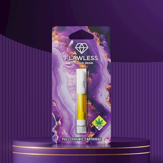 Flawless - Live Resin Vape Cart - Kosher Headband X Kosher - 1g - 1