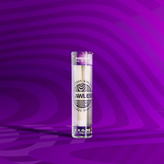 Flawless - Indica Pre-Rolls - Hash Burger - 1.5g (3x0.5g) - 1