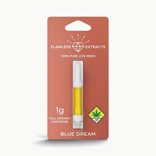 Flawless - Live Resin Vape Cart - Blue Dream - 1g - 1