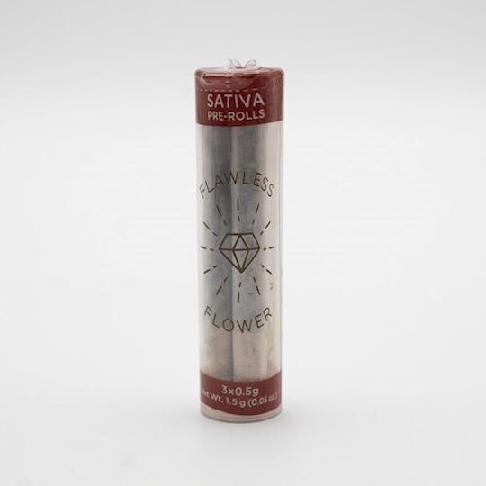 Flawless - Sativa Pre-Rolls - XJ-13 - 1.5g (3x0.5g) - 1