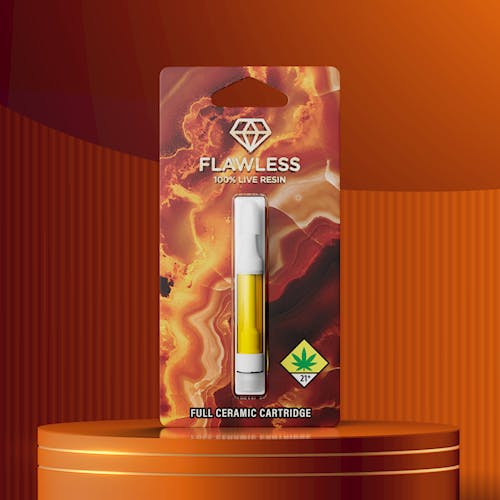 Flawless - Live Resin Vape Cart - Blueberry Haze - 1g - 1