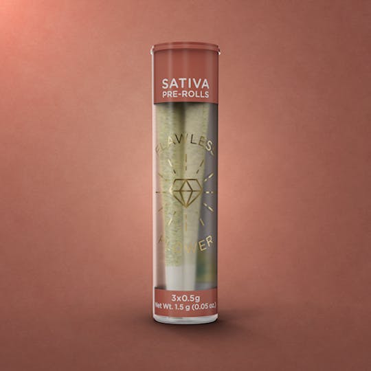 Flawless - Sativa Pre-Rolls - Vin Diesel Diesel - 1.5g (3x0.5g) - 1