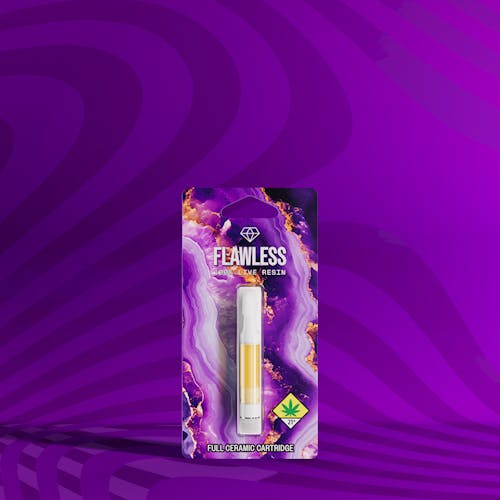Flawless - Live Resin Vape Cart - Purple Mango - 1g - 1
