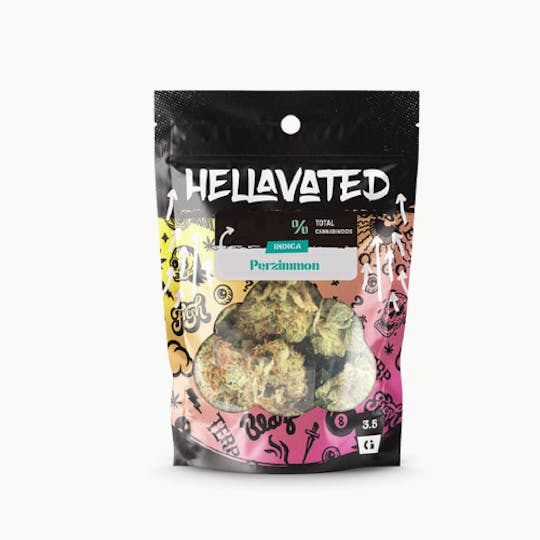 Hellavated - Perzimmon Just Budz 3.5g - 1