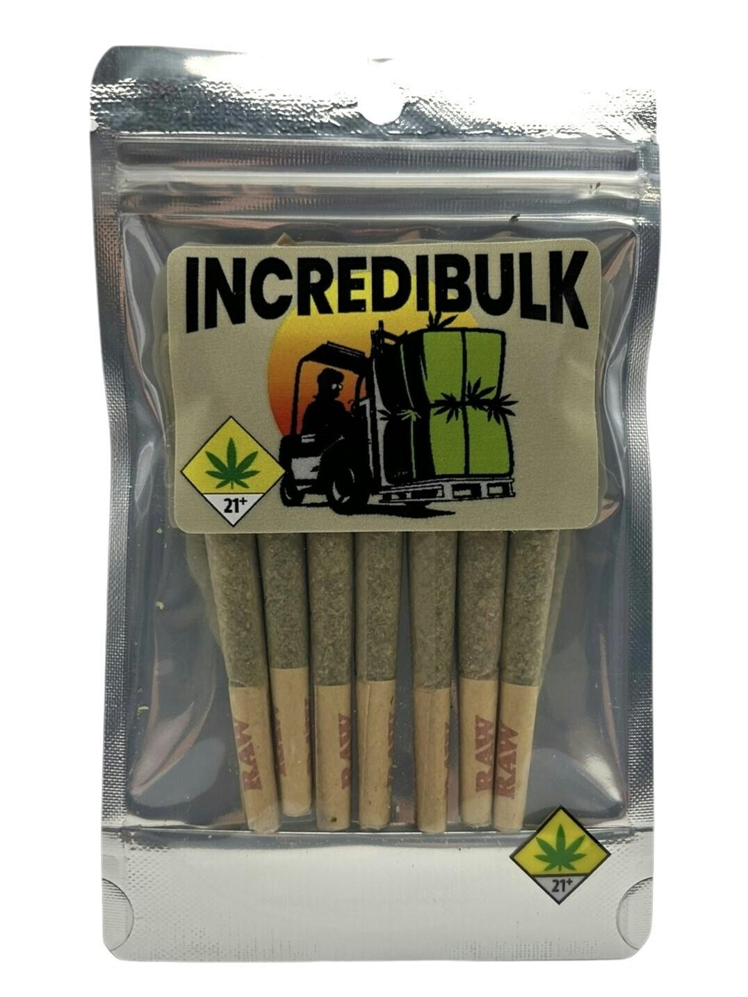 Incredibulk - Granddaddy Purple Pre-Roll Pack | 7g - 1
