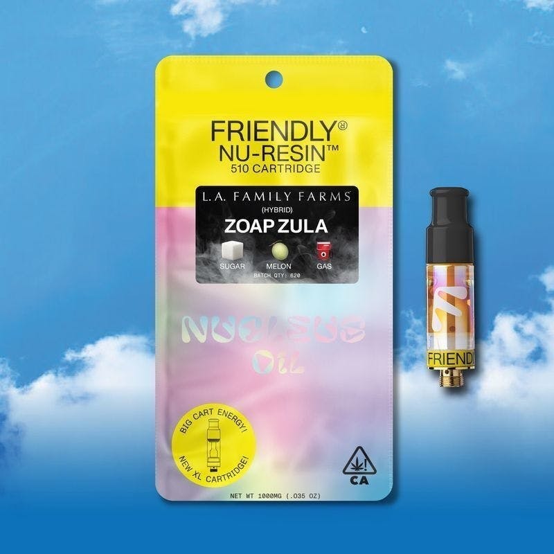 Friendly Brand - Friendly Brand x L.A.F.F. | Zoap Zula | Cured Nuresin Cartridge | 1g - 1