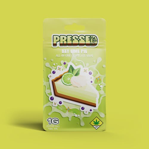 Pressed by Prismatic - Key Lime Pie All-in-One Disposable Vape 1g - 1