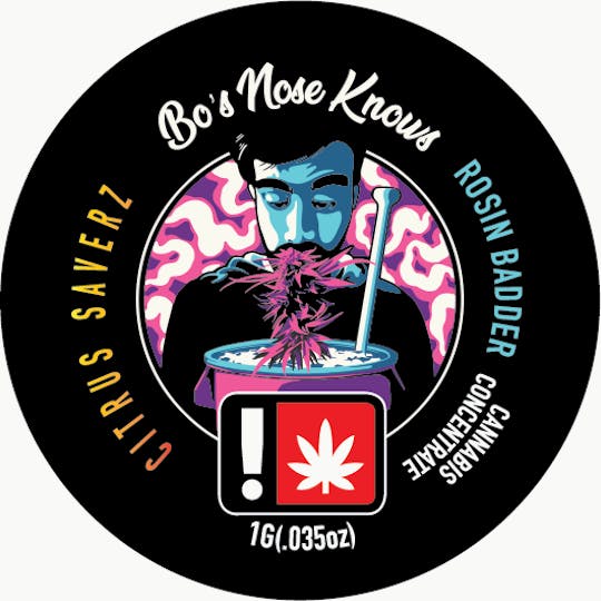 Bo's Nose Knows - BNK | Citrus Saverz | Rosin Badder | 1G - 1