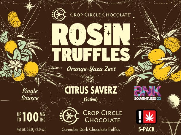 Bo's Nose Knows - Citrus Saverz | Orange-Yuzu Zest Rosin Truffles | 5pk - 1