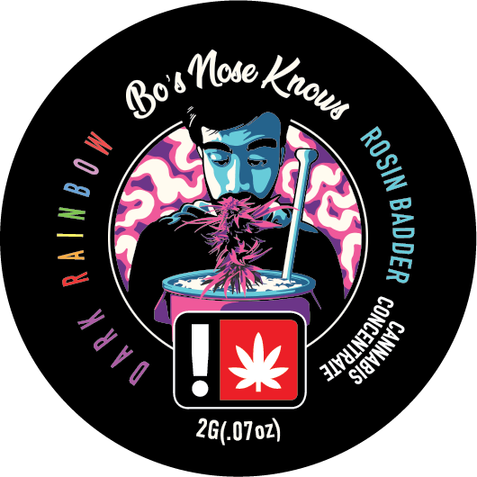 Bo's Nose Knows - BNK | Dark Rainbow | Rosin Badder | 2G - 1