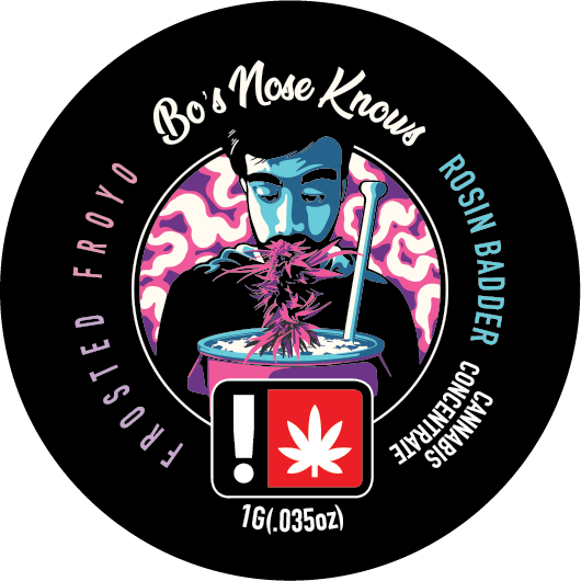 Bo's Nose Knows - BNK | Frosted Froyo | Rosin Badder | 1G - 1