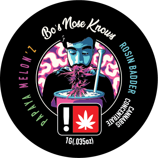Bo's Nose Knows - BNK | Papaya Melonz | Rosin Badder | 1G - 1