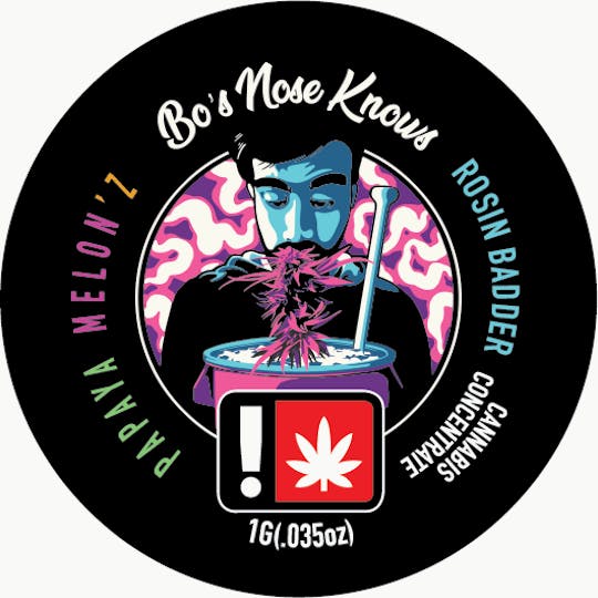 Bo's Nose Knows - BNK | Papaya Melonz | Rosin Badder | 1G - 1