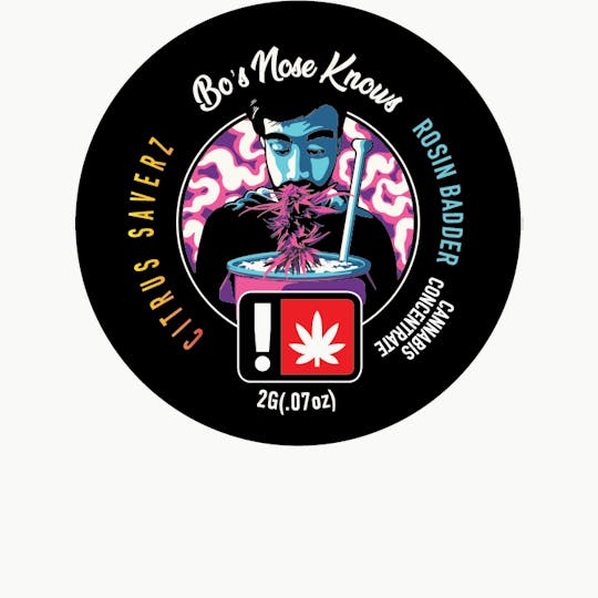 Bo's Nose Knows - BNK | Citrus Saverz | Rosin Badder | 2G - 1