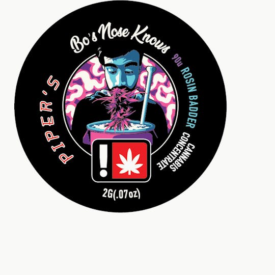 Bo's Nose Knows - BNK | Piper's | Rosin Badder | 1G - 1